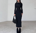 Women's Long Sleeve Slim Fit Maxi Dress